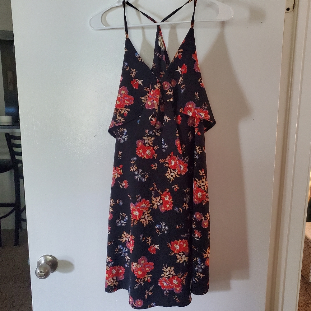 Floral Summer Dress, Size Medium